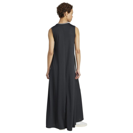 Adidas Γυναικείο φόρεμα Tiro Cut 3-Stripes Soft Mesh Long Dress